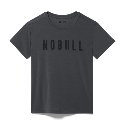 NOBULL Women's Charcoal Heather NOBULL Tee