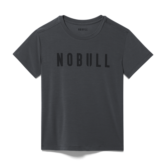 NOBULL Women's Charcoal Heather NOBULL Tee