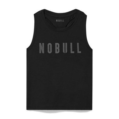 NOBULL Women's Black NOBULL Fitted Tank Top