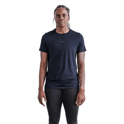 NOBULL Women's Night Navy Deltapeak Micro Textured Tee