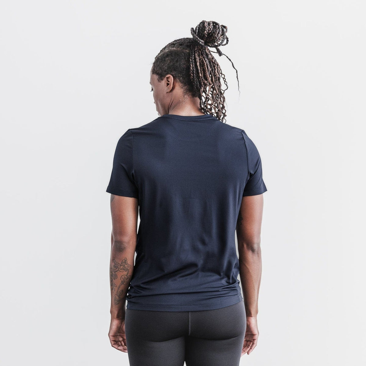 NOBULL Women's Night Navy Deltapeak Micro Textured Tee