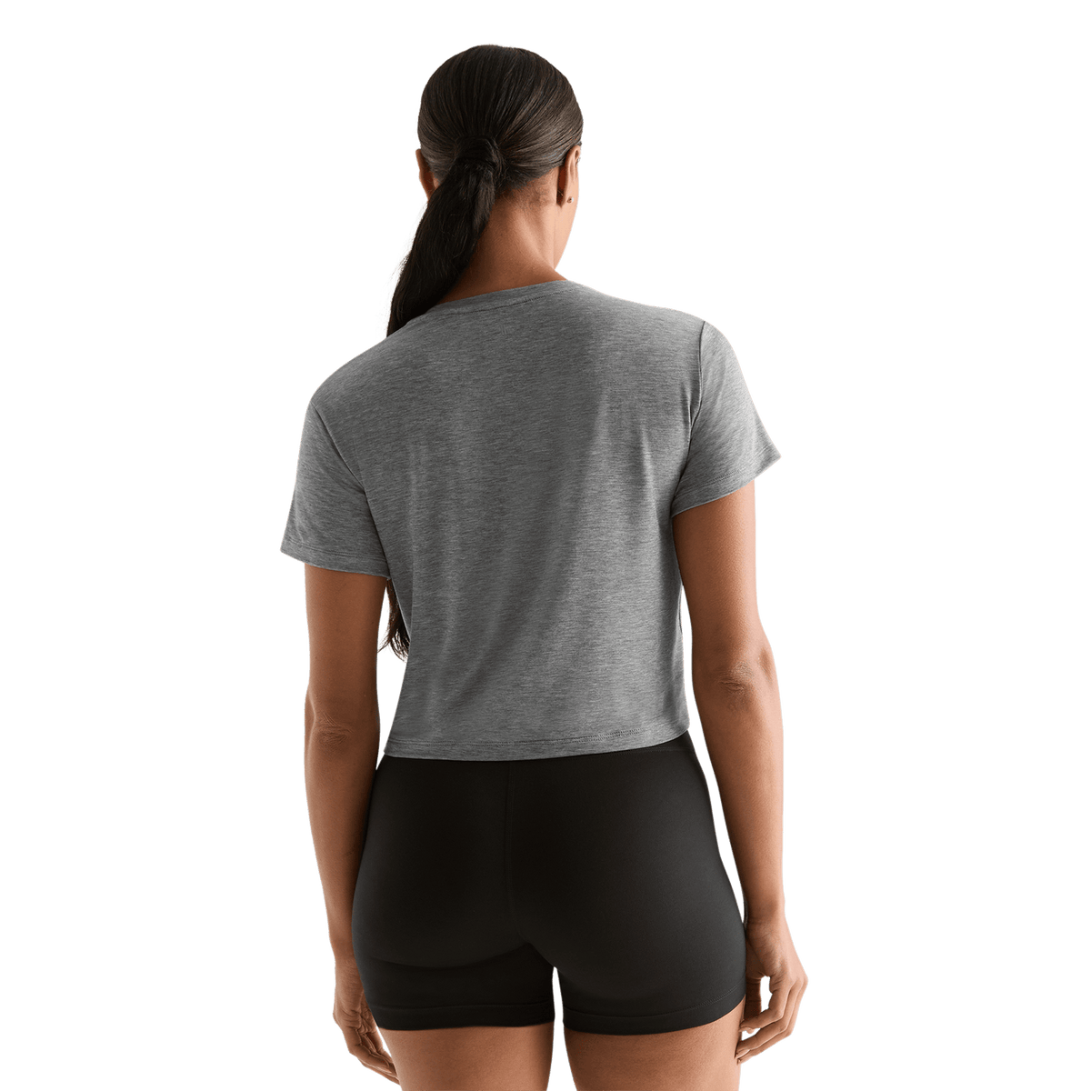 NOBULL Women's Heather Gray NOBULL Boxy Tee