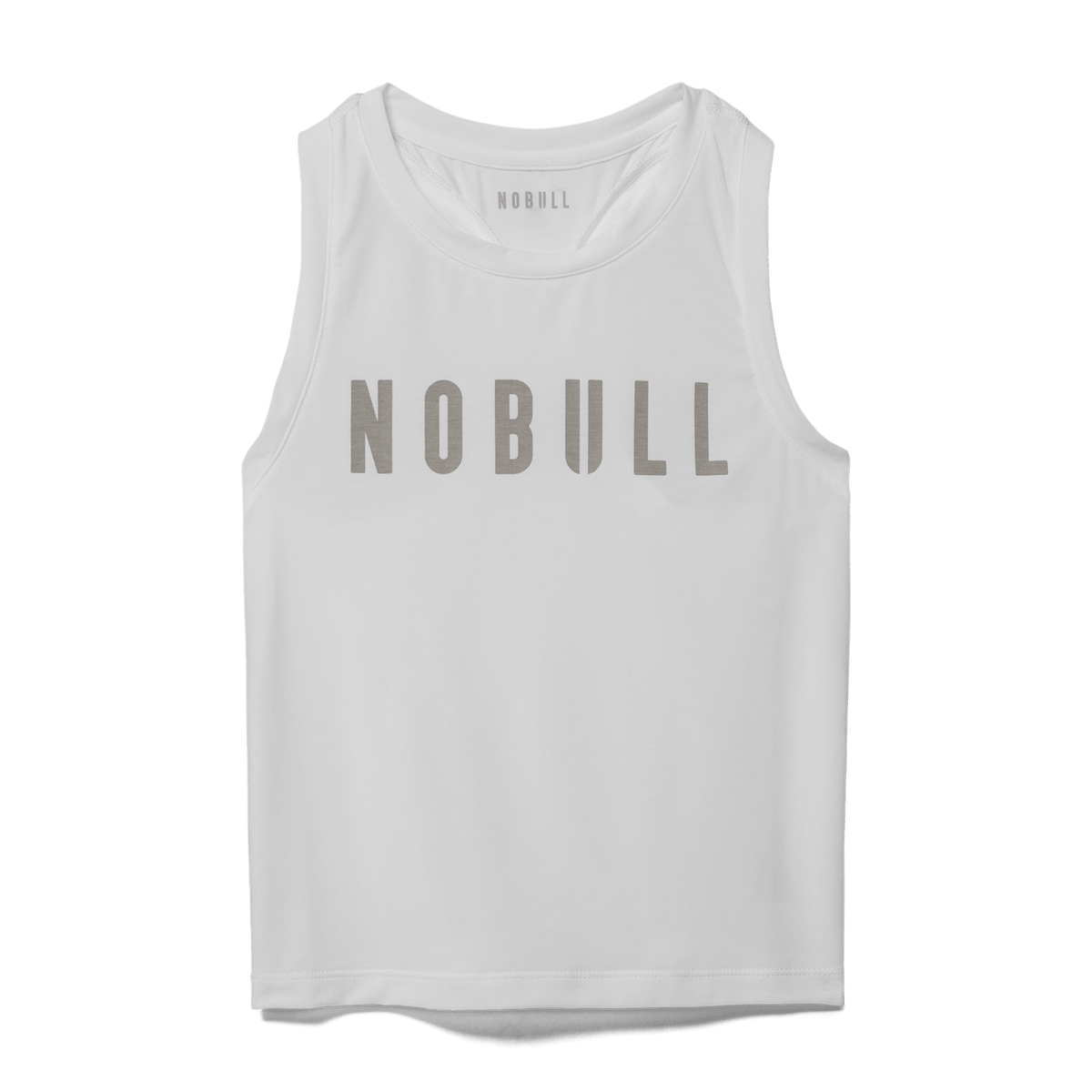 NOBULL Women's White NOBULL Fitted Tank Top