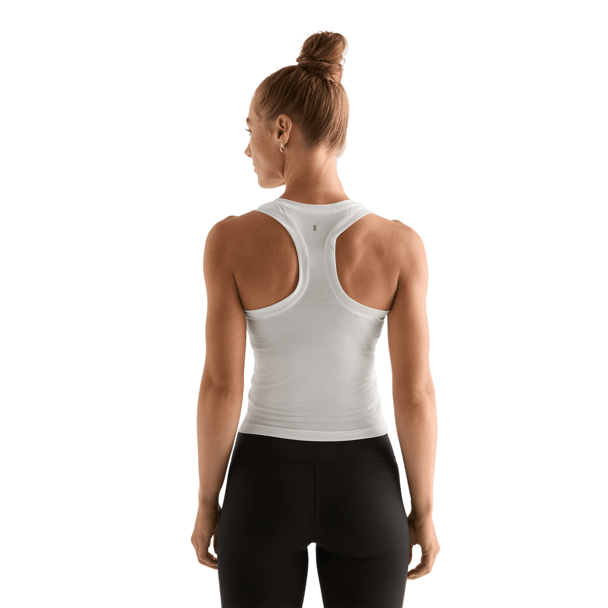 NOBULL Women's White NOBULL Fitted Tank Top