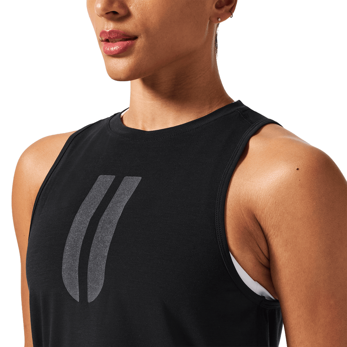 NOBULL Women's Black U Muscle Tank Top
