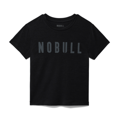 NOBULL Women's Black NOBULL Fitted Tee