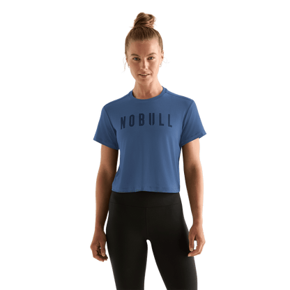 NOBULL Women's Coastal Blue NOBULL Boxy Tee