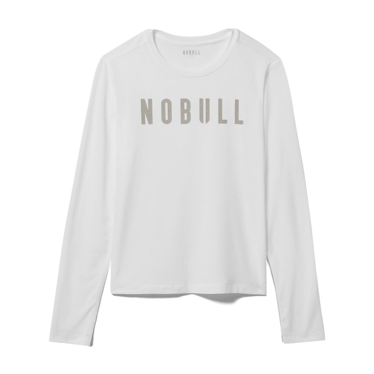 NOBULL Women's White NOBULL Long Sleeve Tee