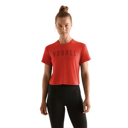 NOBULL Women's Crimson NOBULL Boxy Tee