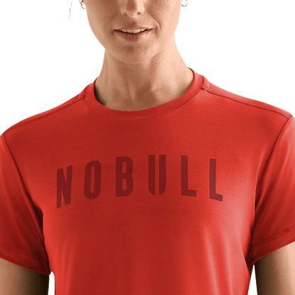 NOBULL Women's Crimson NOBULL Boxy Tee