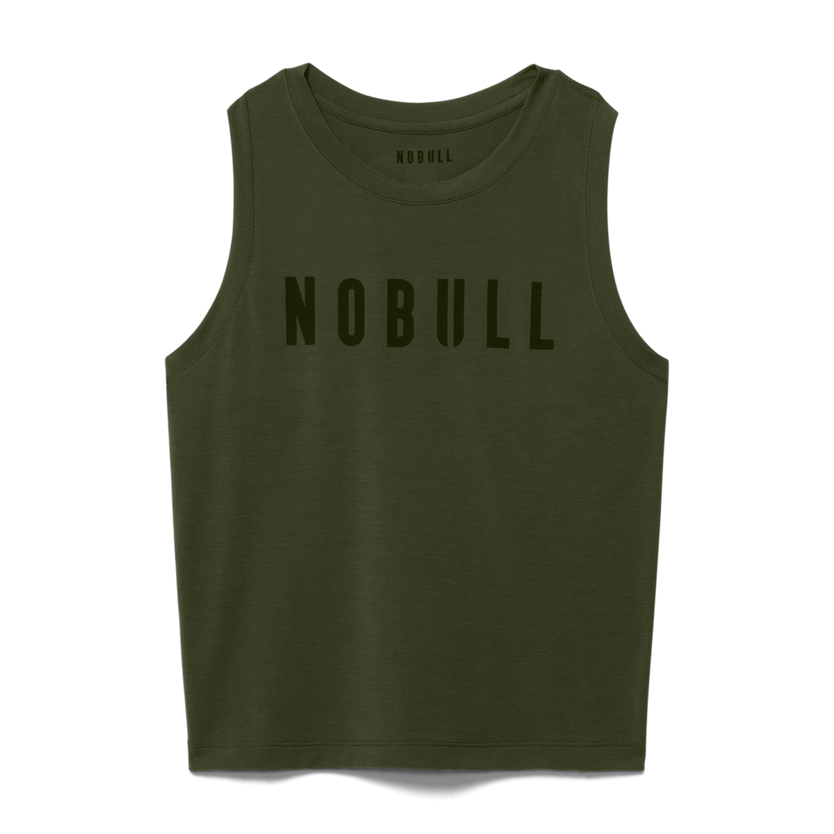 NOBULL Women's Dark Army NOBULL Fitted Tank Top