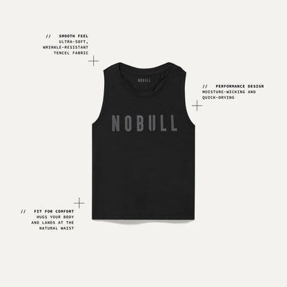 NOBULL Women's Dark Army NOBULL Fitted Tank Top