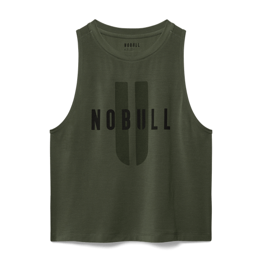 NOBULL Women's Dark Army NOBULL U Muscle Tank Top