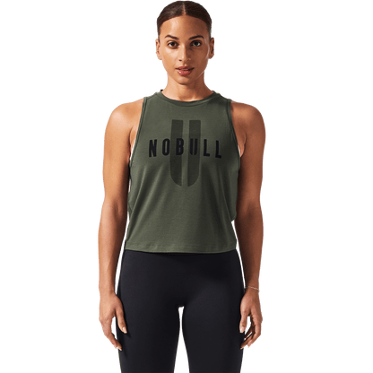 NOBULL Women's Dark Army NOBULL U Muscle Tank Top
