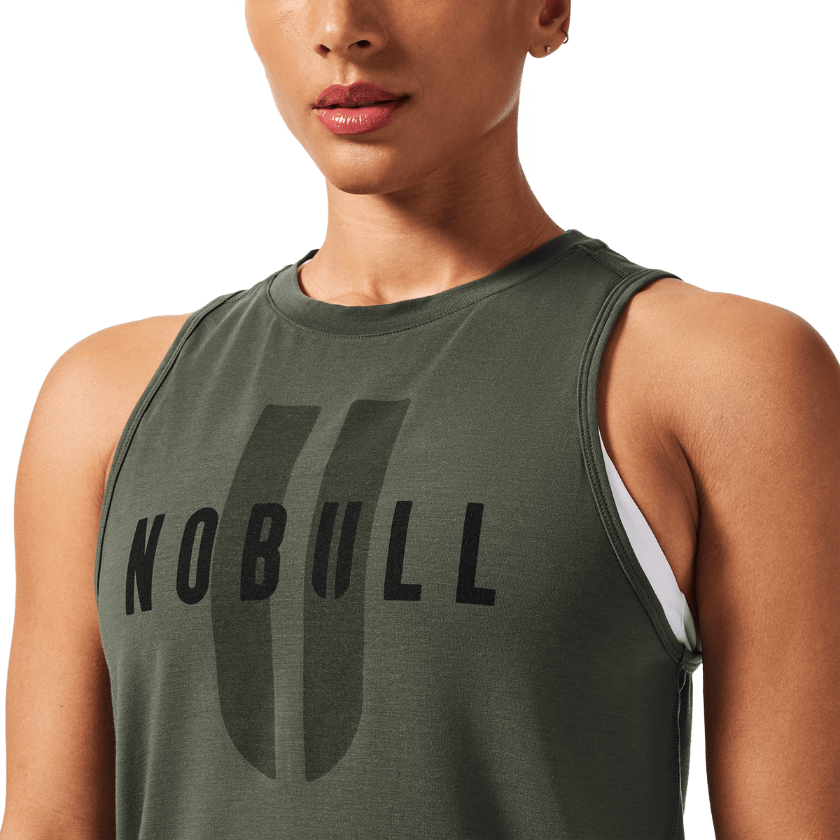 NOBULL Women's Dark Army NOBULL U Muscle Tank Top