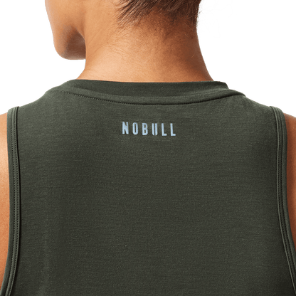 NOBULL Women's Dark Army NOBULL U Muscle Tank Top