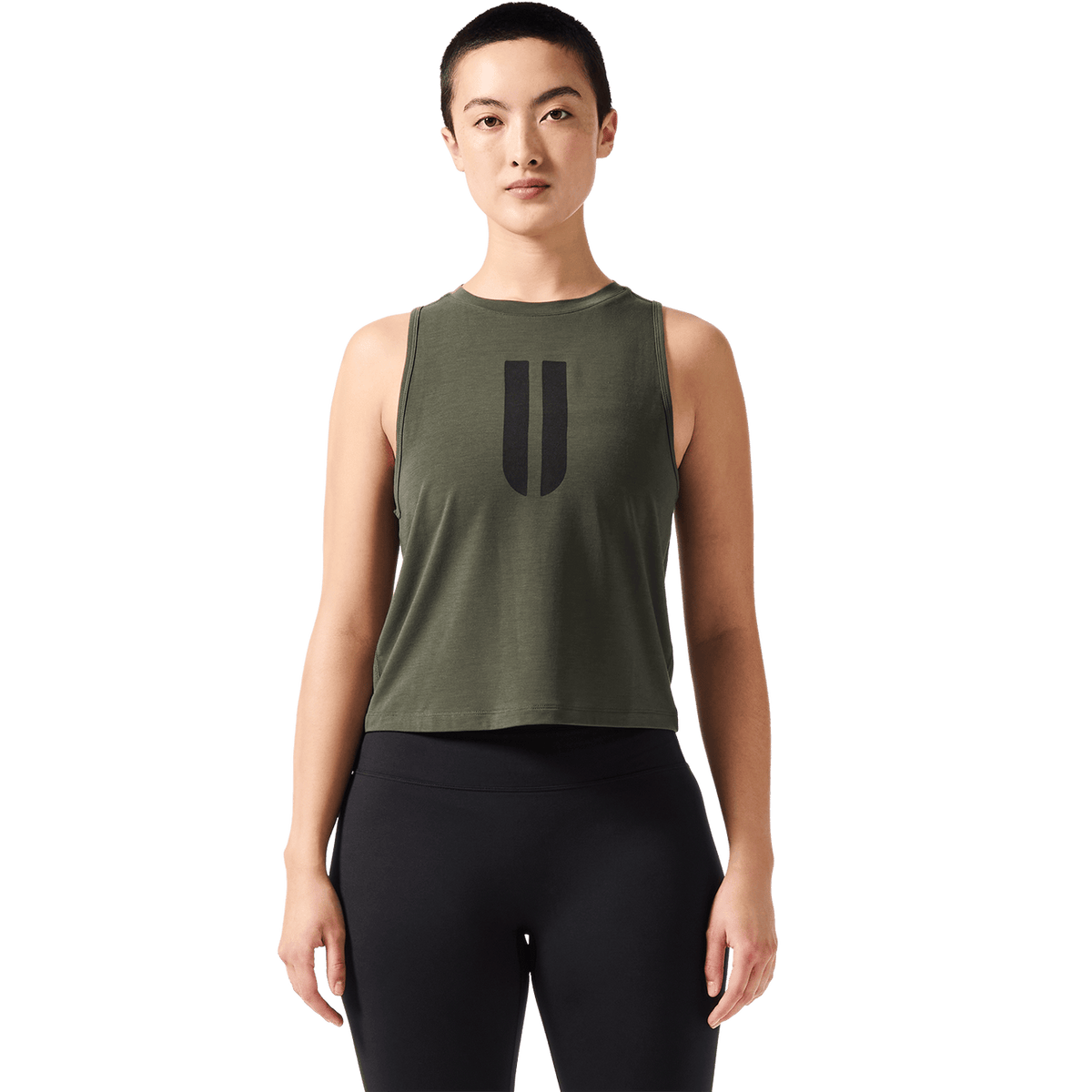 NOBULL Women's Dark Army U Muscle Tank Top