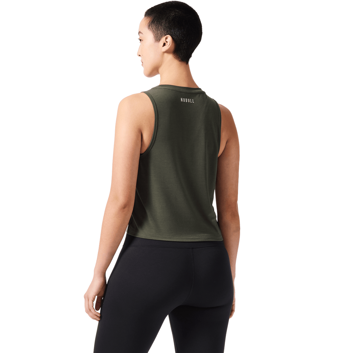 NOBULL Women's Dark Army U Muscle Tank Top