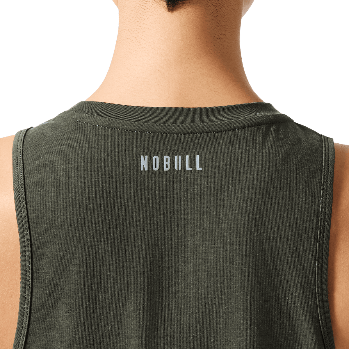 NOBULL Women's Dark Army U Muscle Tank Top