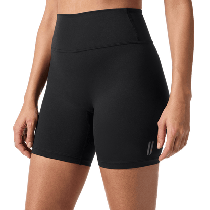 NOBULL Women's Black U High-Rise Matte Short 6"
