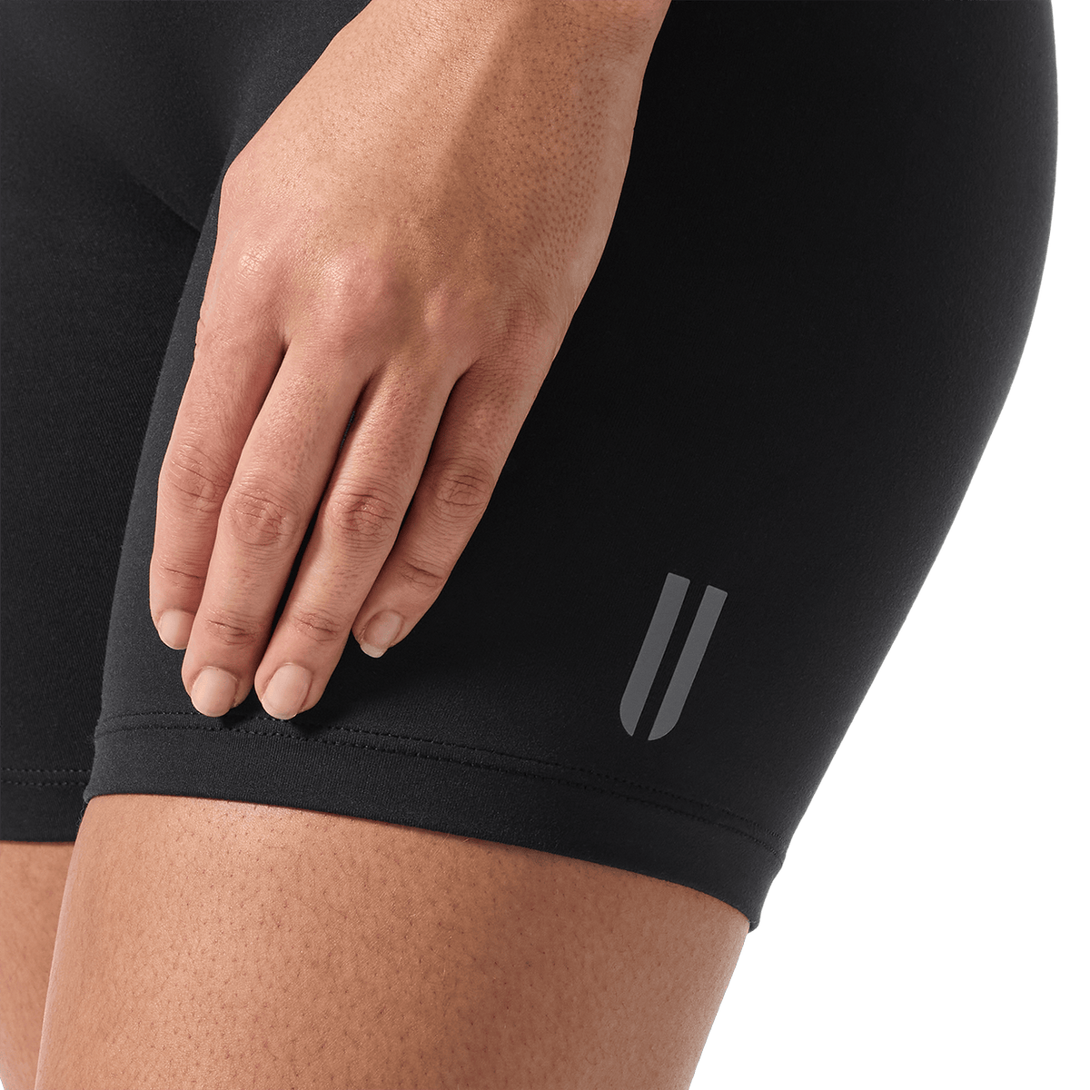 NOBULL Women's Black U High-Rise Matte Short 6"