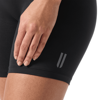 NOBULL Women's Black U High-Rise Matte Short 6"