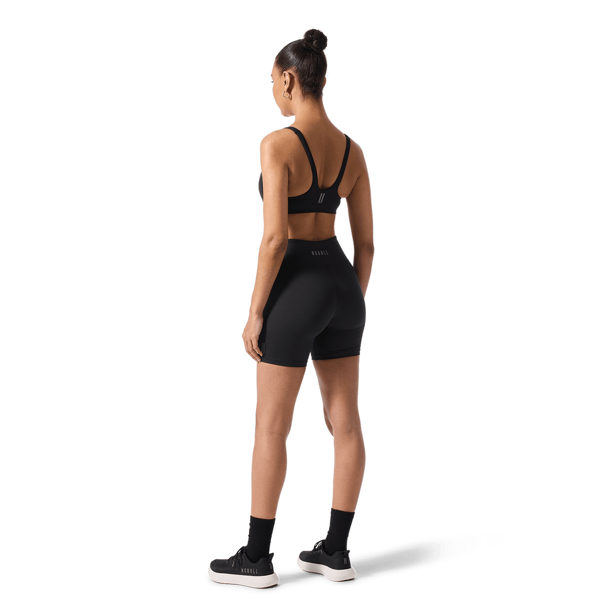 NOBULL Women's Black U High-Rise Matte Short 6"