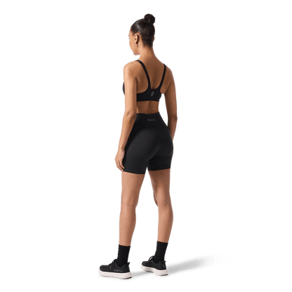 NOBULL Women's Black U High-Rise Matte Short 6"