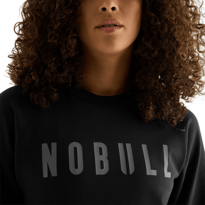 NOBULL Women's Black NOBULL Crew