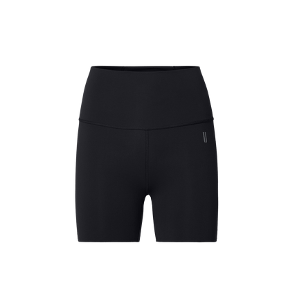 NOBULL Women's Black High-Rise Drive Short 4"