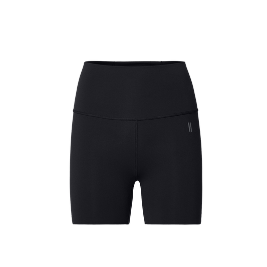 NOBULL Women's Black High-Rise Drive Short 4"