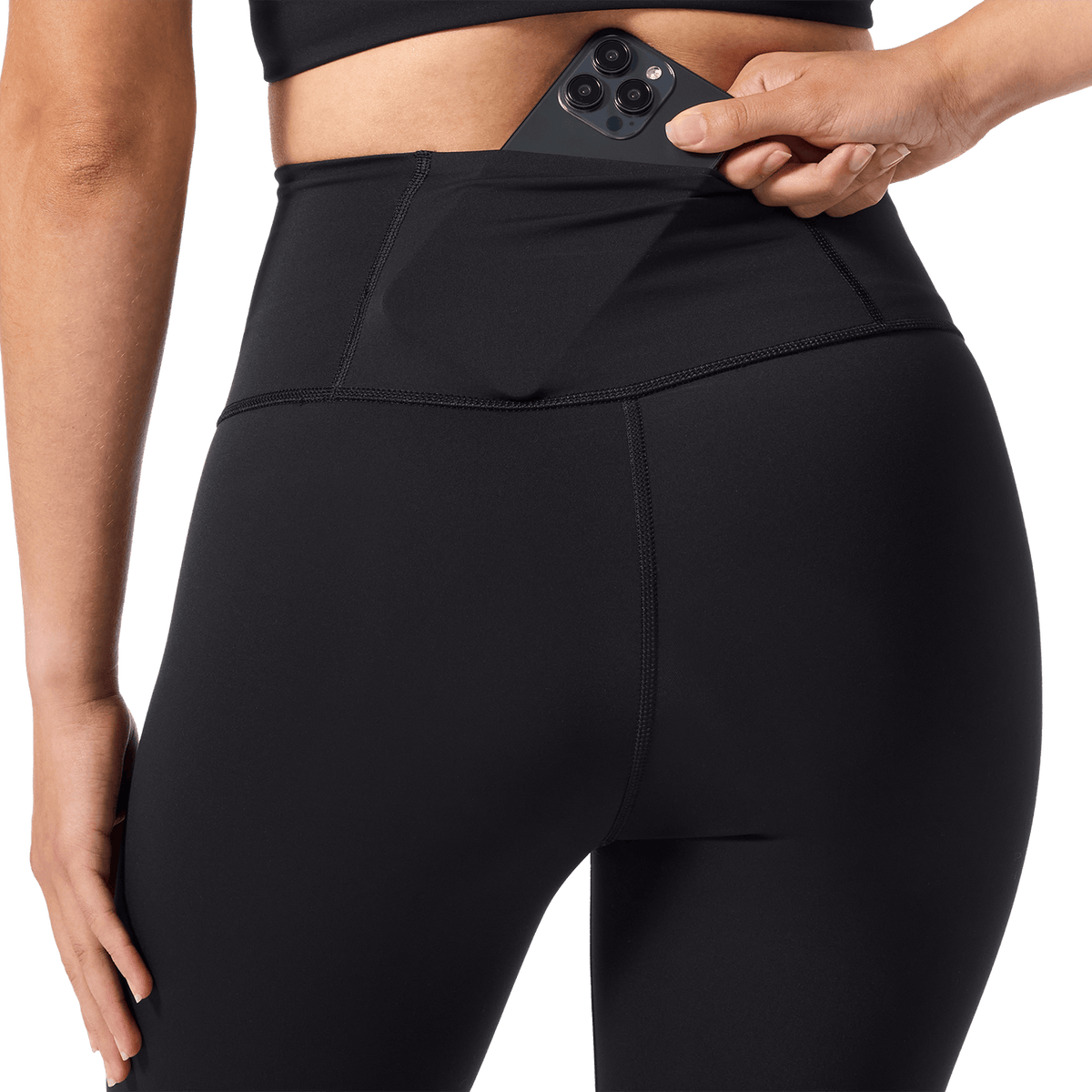 NOBULL Women's Black High-Rise Drive Tight 25"