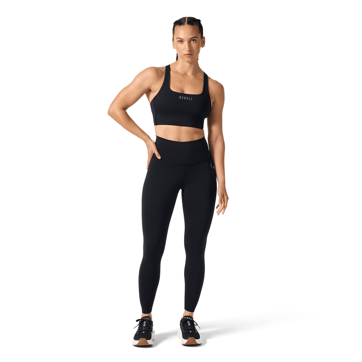 NOBULL Women's Black High-Rise Drive Tight 25"