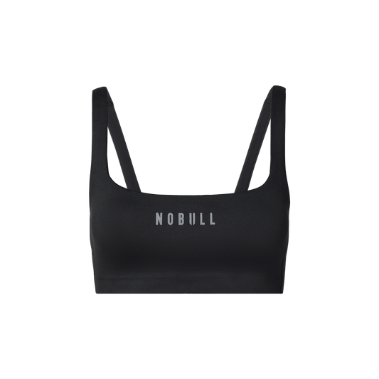 NOBULL Black NOBULL Matte Square Neck Sports Bra