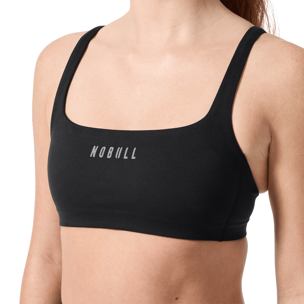 NOBULL Black NOBULL Matte Square Neck Sports Bra