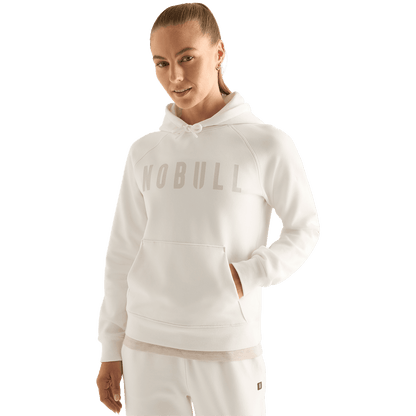 NOBULL Women's Cream NOBULL Hoodie
