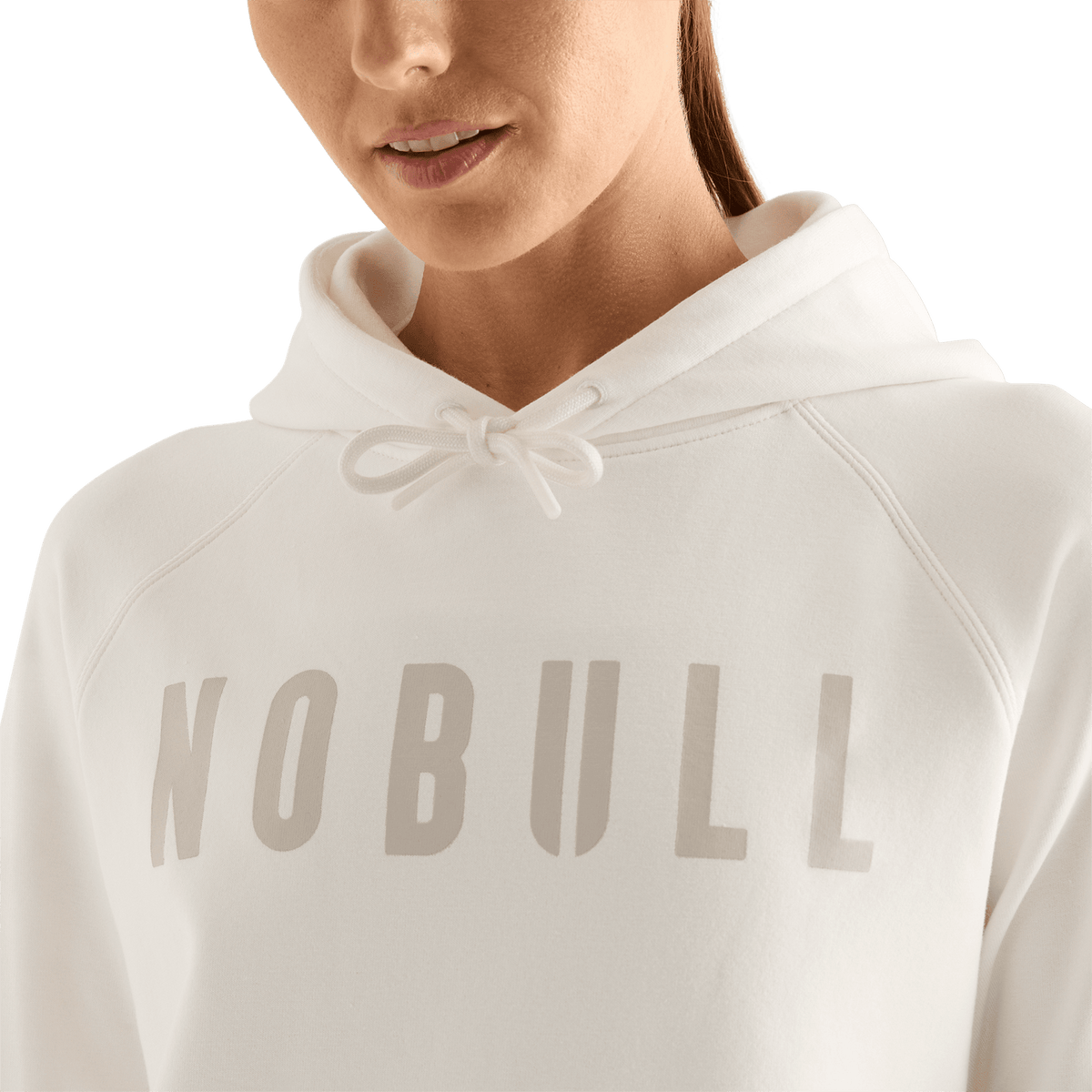 NOBULL Women's Cream NOBULL Hoodie
