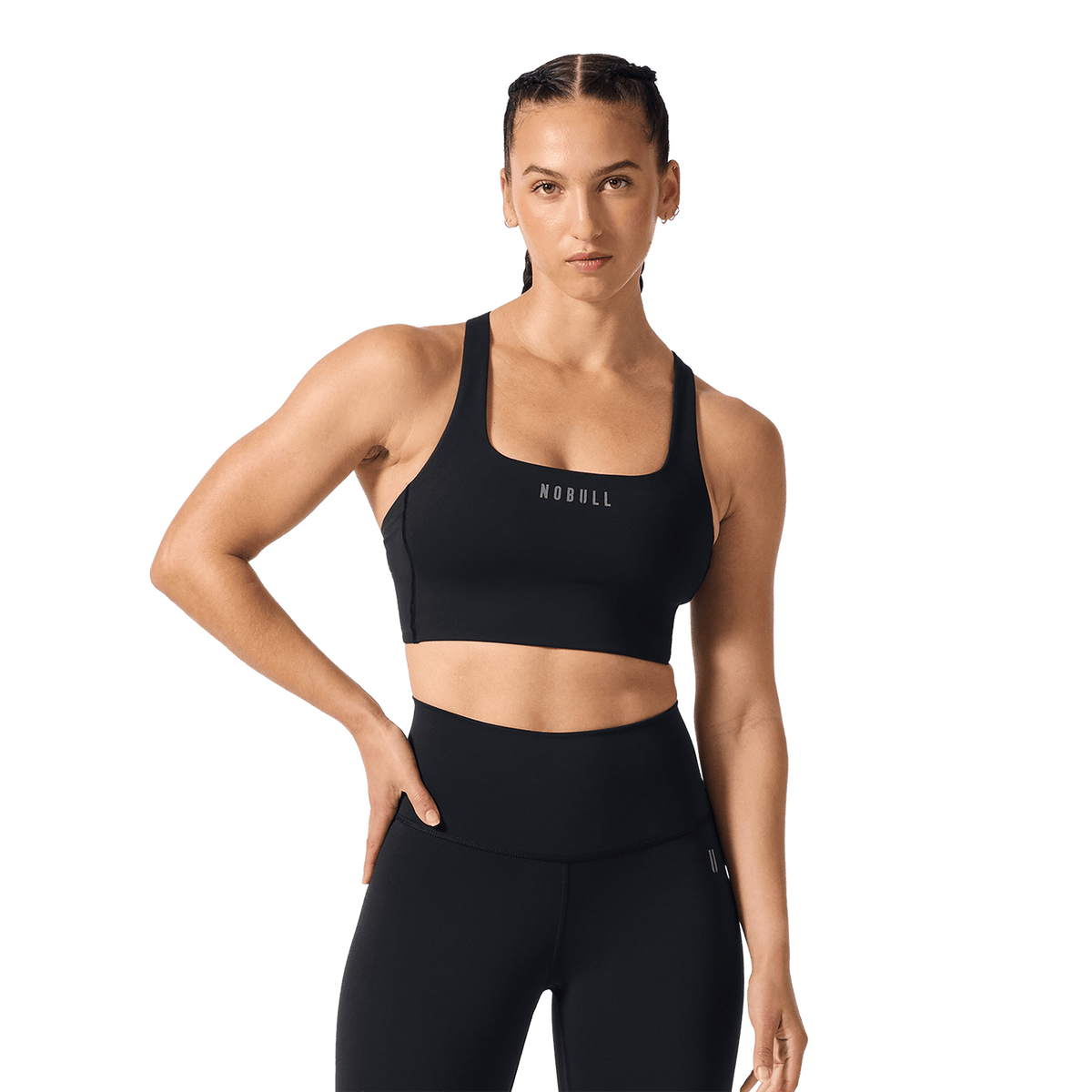 NOBULL Black NOBULL Drive Longline Sports Bra