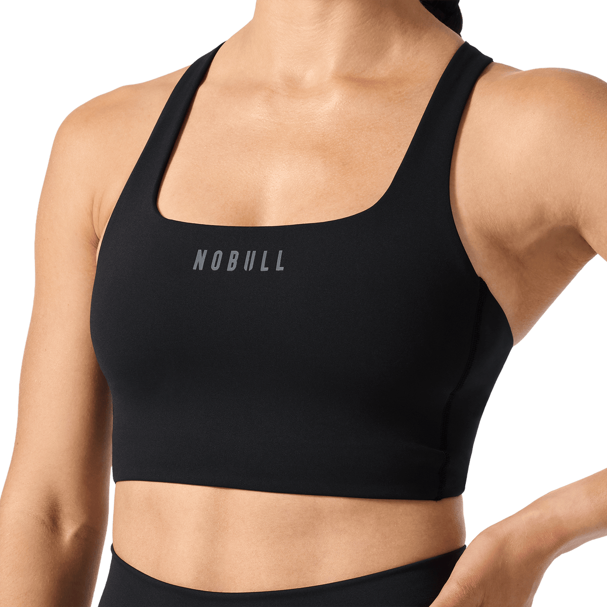 NOBULL Black NOBULL Drive Longline Sports Bra