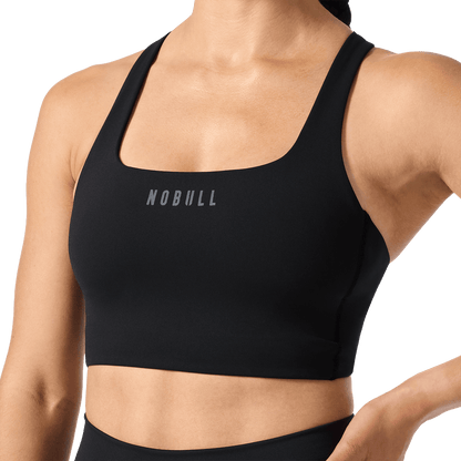 NOBULL Black NOBULL Drive Longline Sports Bra