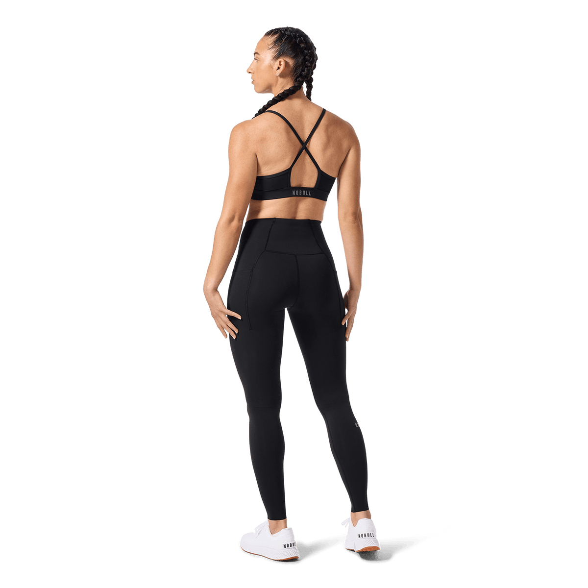NOBULL Black Drive Thin Strap Sports Bra