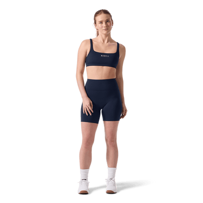 NOBULL Women's Night Navy U High-Rise Matte Short 6"