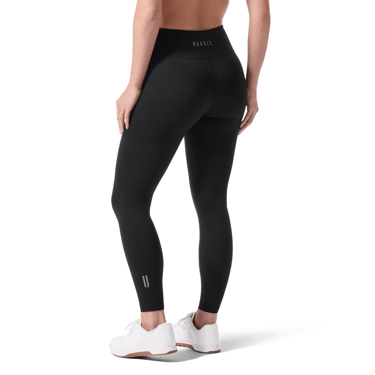 NOBULL Women's Black U High-Rise Matte Tights 25"