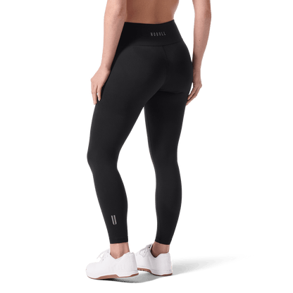 NOBULL Women's Black U High-Rise Matte Tights 25"