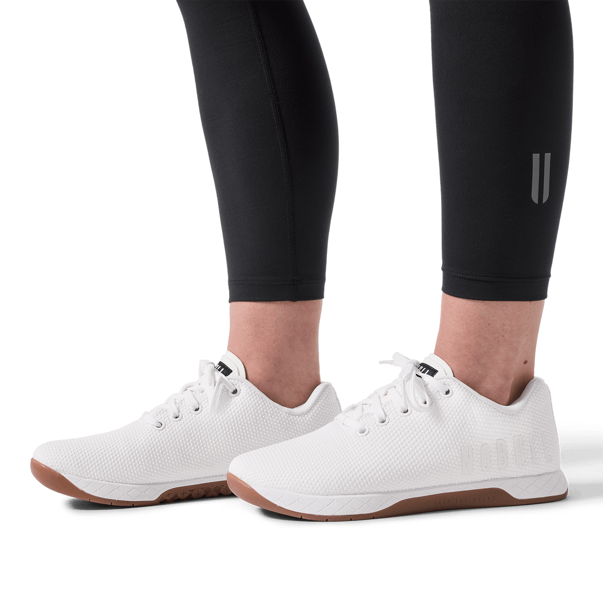 NOBULL Women's Black U High-Rise Matte Tights 25"