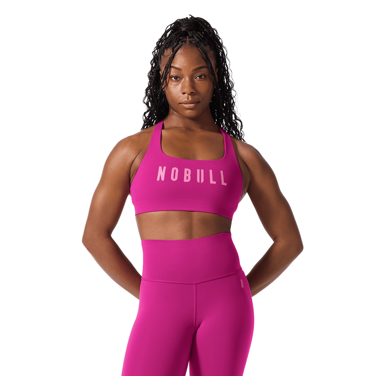 NOBULL Vivid Fuchsia NOBULL Drive Racerback Sports Bra