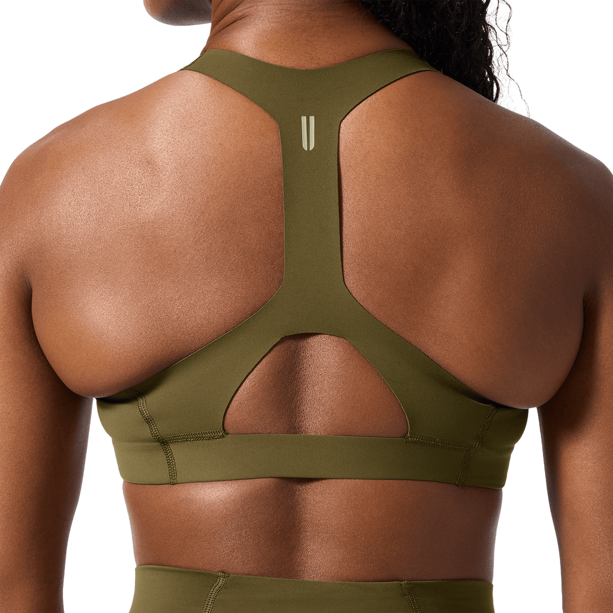 NOBULL Tactical Green NOBULL Drive Racerback Sports Bra