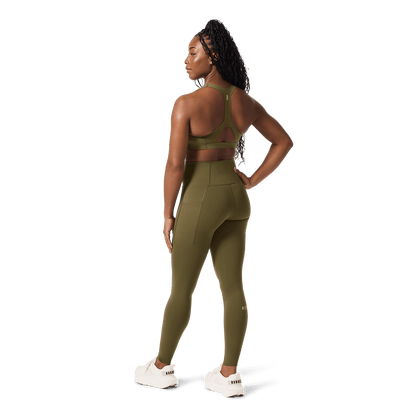 NOBULL Tactical Green NOBULL Drive Racerback Sports Bra