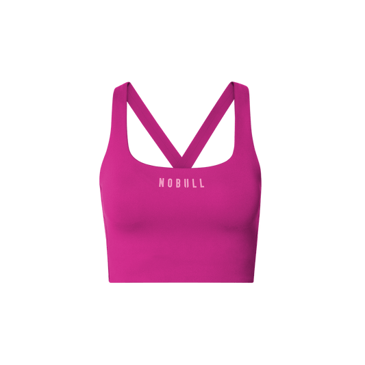 NOBULL Vivid Fuchsia NOBULL Drive Longline Sports Bra