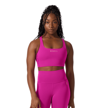 NOBULL Vivid Fuchsia NOBULL Drive Longline Sports Bra
